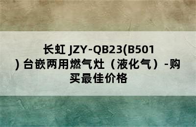 长虹 JZY-QB23(B501) 台嵌两用燃气灶（液化气）-购买最佳价格